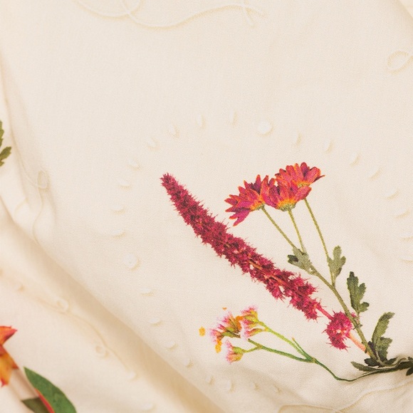 AGUA BY AGUA BENDITA Horizonte Oasis Mini Dress In Floral Print Size Medium - Picture 12 of 16